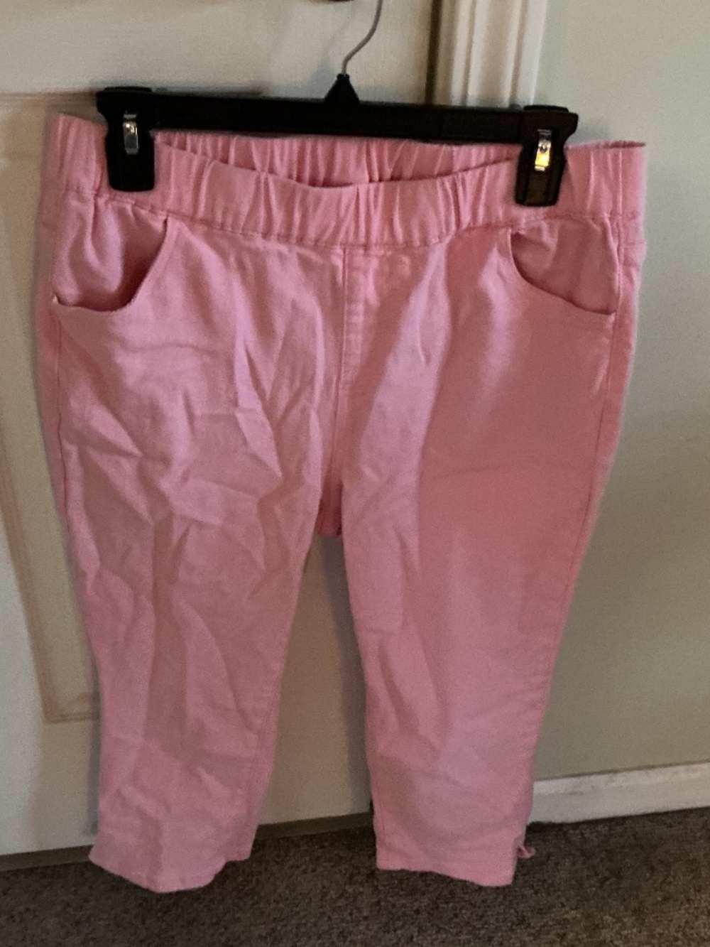 Pink capris